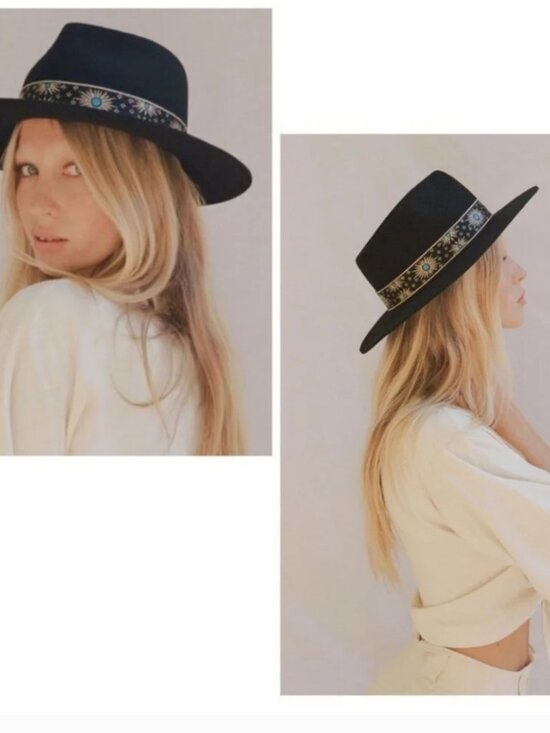 Lack Of Color Phoenix Fedora in Black main image 4